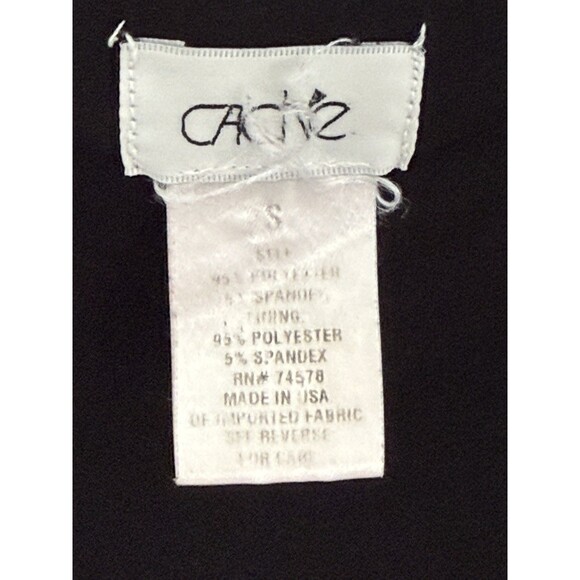 CACHE Stretch Chain Belt Animal Print Dress Size Small Above Knee Length - Picture 3 of 3